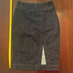 WHBM Denim pencil skirt NWT
